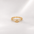 Bague entrelacs